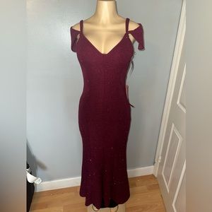 Brand new burgundy dress